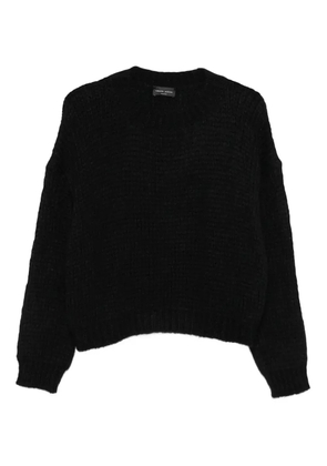Roberto Collina round-neck sweater - Black