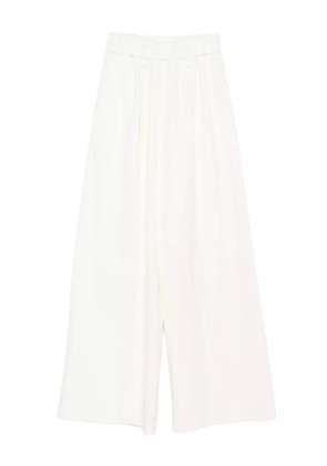 Forte Forte elastic-waist trousers - Neutrals