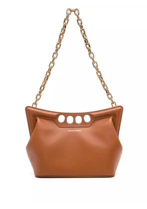 Alexander McQueen small The Peak shoulder bag - Brown