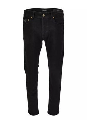 Versace Jeans Couture logo-plaque jeans - Black