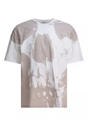 Alexander McQueen skull-print cotton T-shirt - Neutrals
