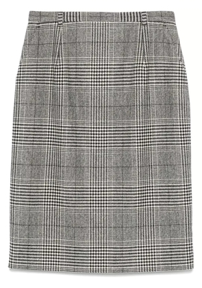 Dolce & Gabbana glen plaid-check midi skirt - Black