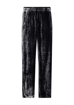 Diesel P-Hay velvet-striped track pants - Black