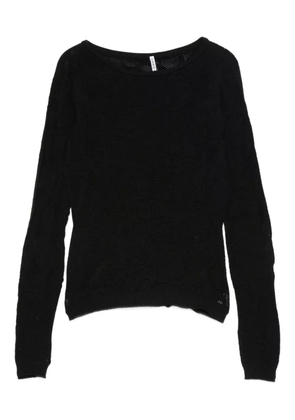 Liviana Conti Aivita laced T-shirt - Black