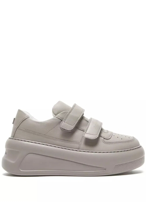 Acne Studios leather platform sneakers - Grey