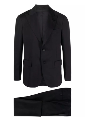 Lardini single-breasted two-piece wool suit - Blue