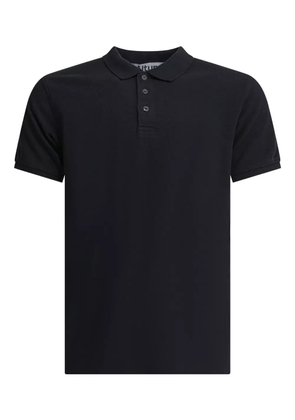 ALTUM short-sleeve buttoned polo shirt - Black