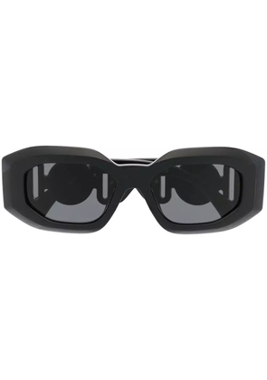 Versace Eyewear Medusa Head-detail oversize-frame sunglasses - Black
