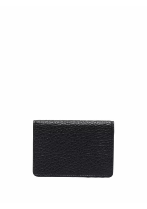 Maison Margiela four-stitch leather card holder - Black