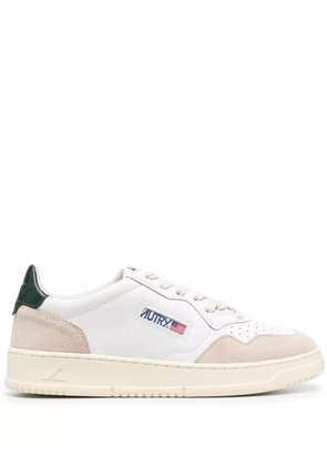 Autry Medalist panelled leather sneakers - White