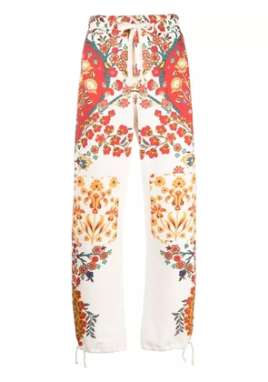 ETRO floral-print track pants - White