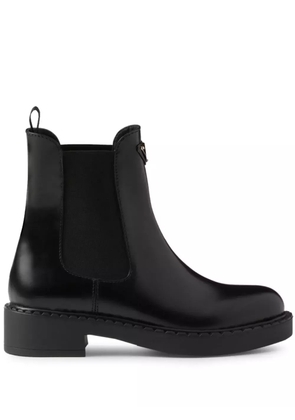 Prada 50mm Chocolate Chelsea boots - Black
