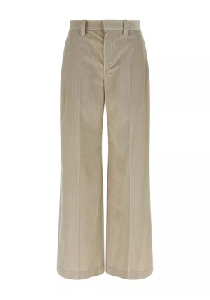 Brunello Cucinelli pleated corduroy trousers - Neutrals