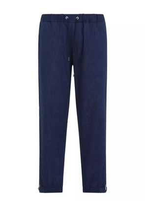 Moncler drawstring trousers - Blue
