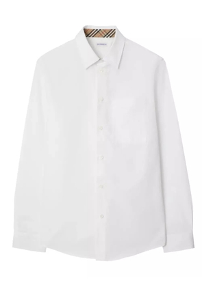Burberry cotton poplin shirt - White