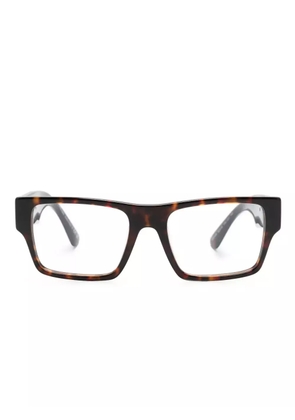 Prada Eyewear rectangle-frame glasses - Brown