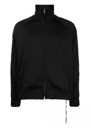 Mastermind Japan logo-tape panelled jacket - Black