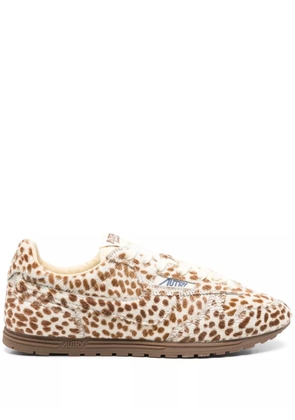 Autry animal-print sneakers - Neutrals