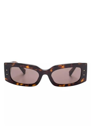 Dolce & Gabbana Eyewear rectangle-frame sunglasses - Brown