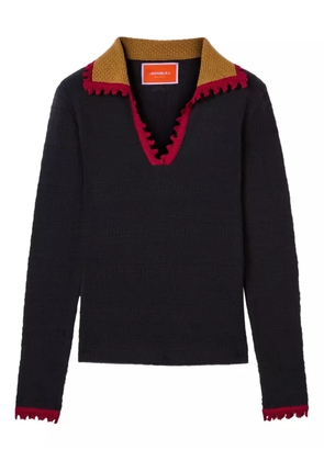 La DoubleJ cotton-cashmere sweater - Black