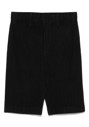 Homme Plissé Issey Miyake plissé shorts - Black