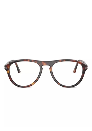 Persol pilot-frame glasses - Brown