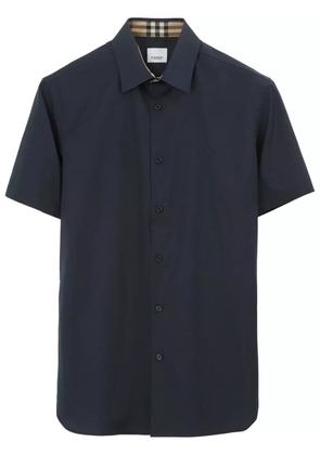 Burberry EKD-embroidered shirt - Black