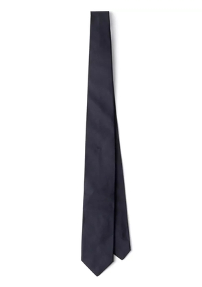 Prada pointed-tip silk tie - Blue