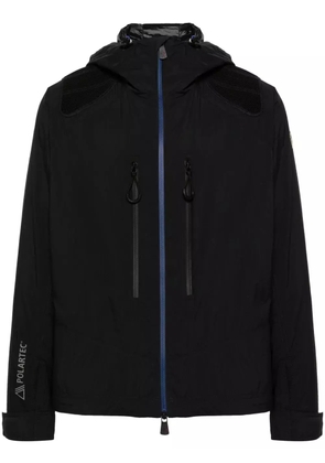 Moncler Grenoble zip-up hooded jacket - Black