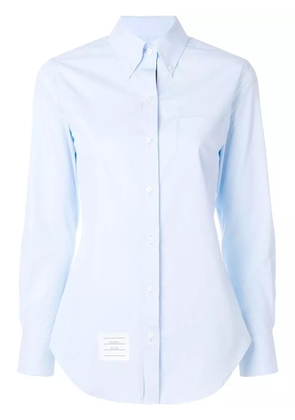 Thom Browne button-down slim-fit shirt - Blue