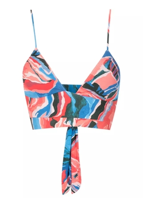 Clube Bossa Havel graphic-print bikini bottoms - Blue