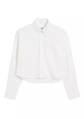AMI Paris mother-of-pearl button shirt - White