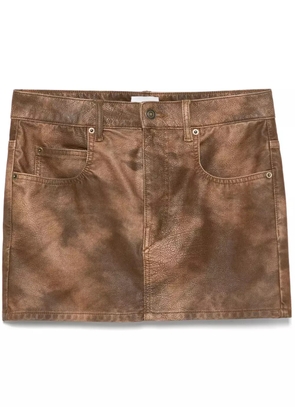 ISABEL MARANT Kimmy mini skirt - Brown