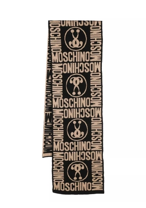 Moschino Question Mark knitted scarf - Black