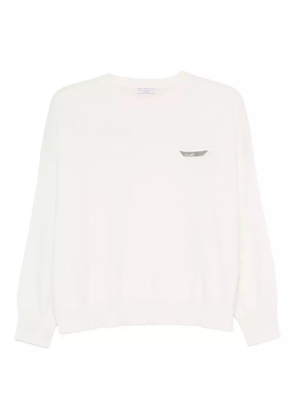 Brunello Cucinelli embellished crew-neck T-shirt - Neutrals