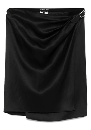 TOM FORD silk mini skirt - Black