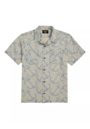Ralph Lauren RRL anchor-print short-sleeve shirt - Neutrals
