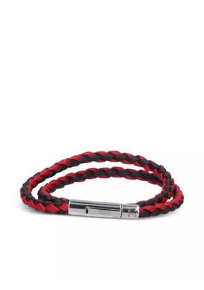 Tod's braided leather bracelet - Red