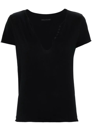 Zadig&Voltaire Henley T-shirt - Black