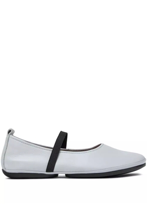Camper Right Nina leather ballerina shoes - Grey