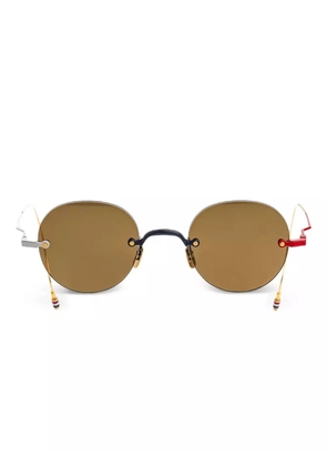 Thom Browne Eyewear round-frame sunglasses - Gold