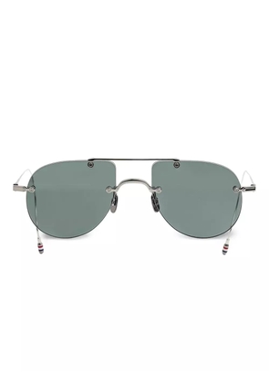 Thom Browne Eyewear pilot-frame sunglasses - Silver