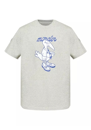 Moncler bird-print T-shirt - Grey