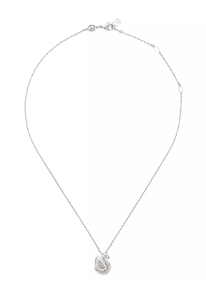 Swarovski Swan-pendant necklace - Silver