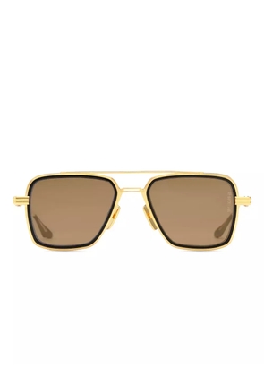 Dita Eyewear titanium square-frame sunglasses - Gold