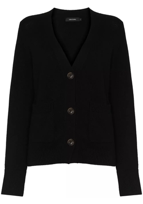 Lisa Yang Davvi oversized V-neck cardigan - Black