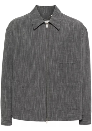 Golden Goose mélange virgin wool-blend shirt jacket - Grey