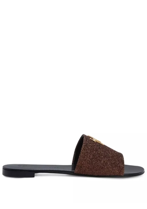 Giuseppe Zanotti Shirley glitter sandals - Brown