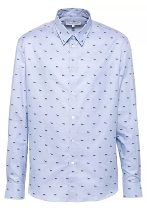 Maison Kitsuné Fox-print shirt - Blue