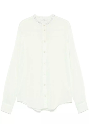Forte Forte crystal-embellished shirt - Green